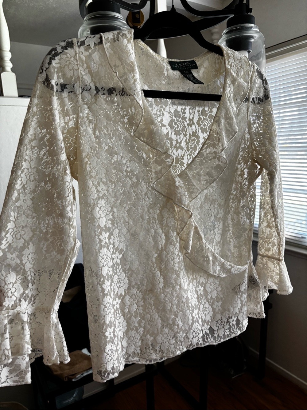 Vintage Lauren Ralph Lauren lace top